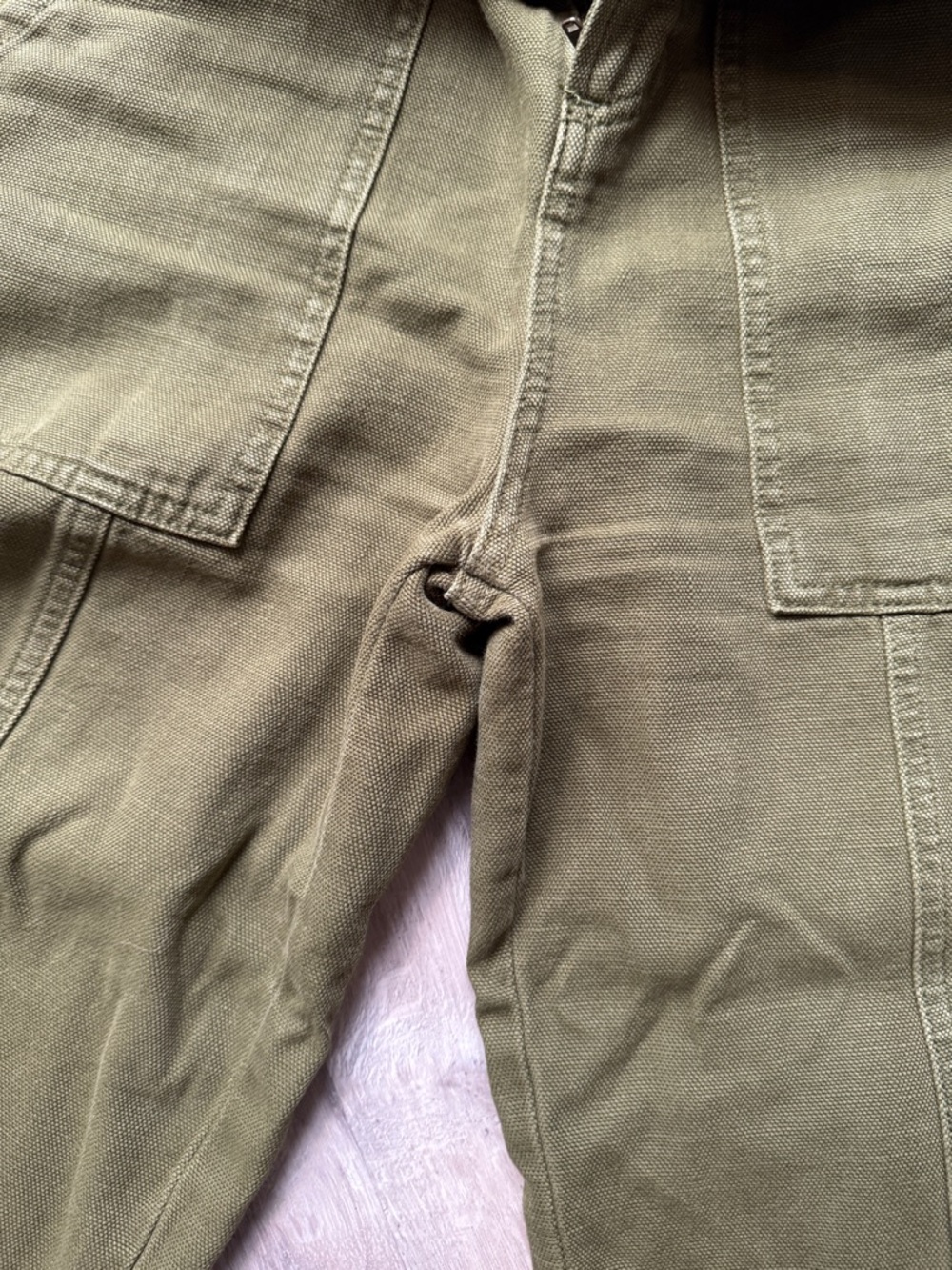 Universal Thread Olive Green Women's Cargo Pants - Picture 3 of 5